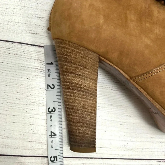 Rag and Bone Leather Suede Ankle Chelsea Boots Cognac Brown Heel Western 9.5 US - Picture 9 of 13